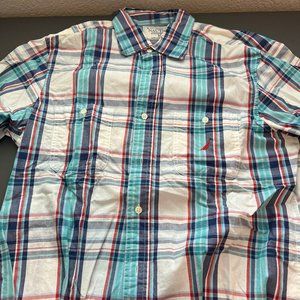 Mens Nautica Long Sleeve Button Down